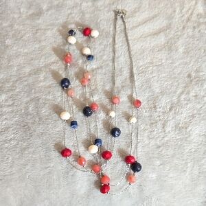 #256 LOFT Multicolor Beaded Necklace